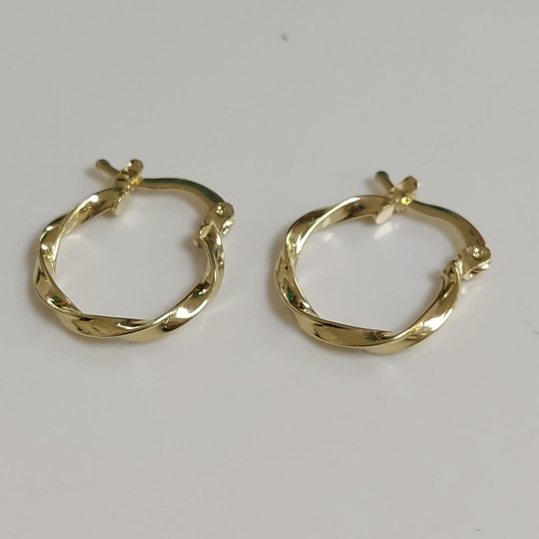 ARETES ARRACADAS TORZAL 14K 1.2 GR (NUEVO)
