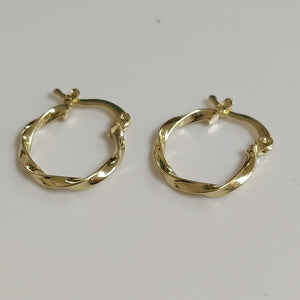ARETES ARRACADAS TORZAL 14K 1.2 GR (NUEVO)