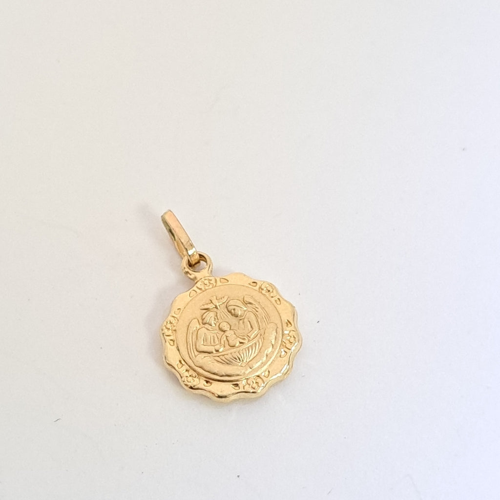 MEDALLA RELIGIOSA ORO 14 K 1,70 GRMS (SEMINUEVO)