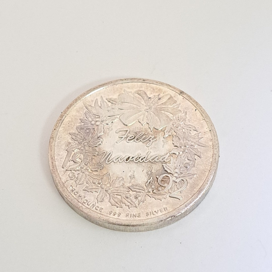 MEDALLA CONMEMORATIVA PLATA 31.1 GRMS (SEMINUEVO)