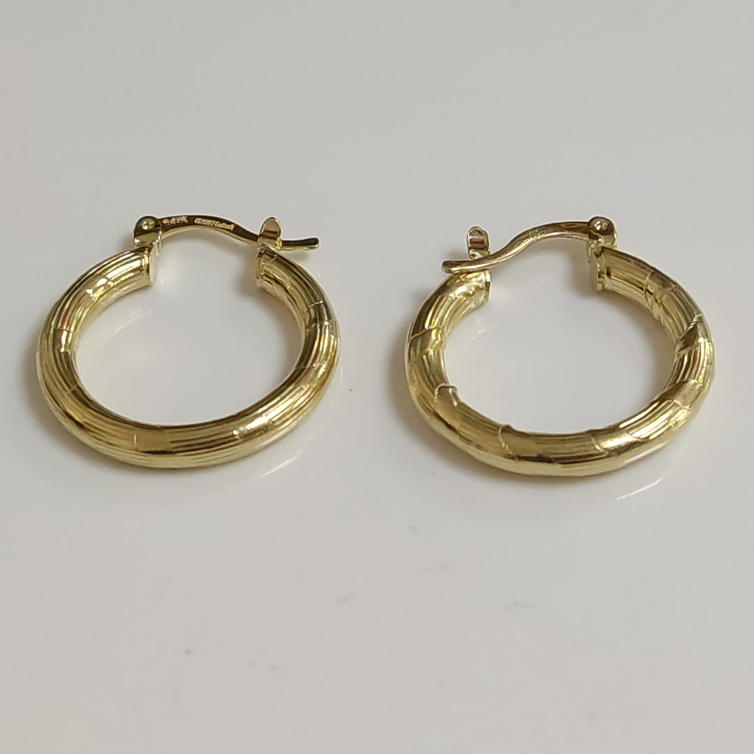 ARETES ARRACADAS 14K 2.7 GR (NUEVO)