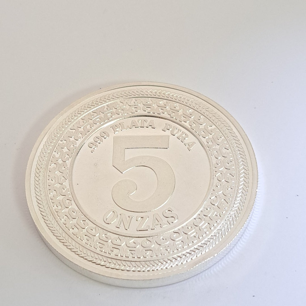 MEDALLA CONMEMORATIVA PLATA 155.7 GRMS (SEMINUEVO)