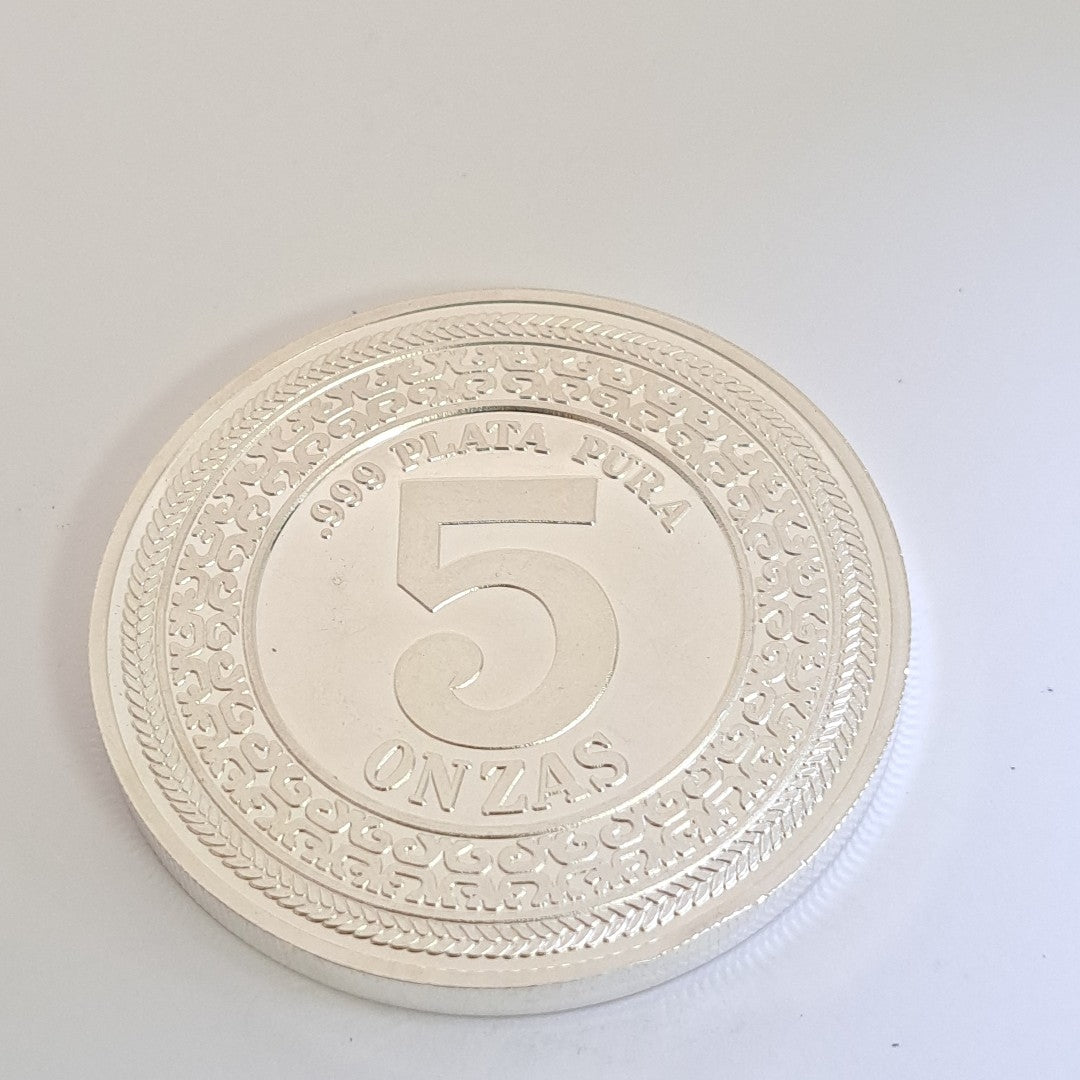 MEDALLA CONMEMORATIVA PLATA 155.7 GRMS (SEMINUEVO)