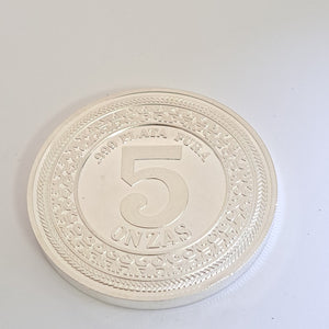 MEDALLA CONMEMORATIVA PLATA 155.7 GRMS (SEMINUEVO)