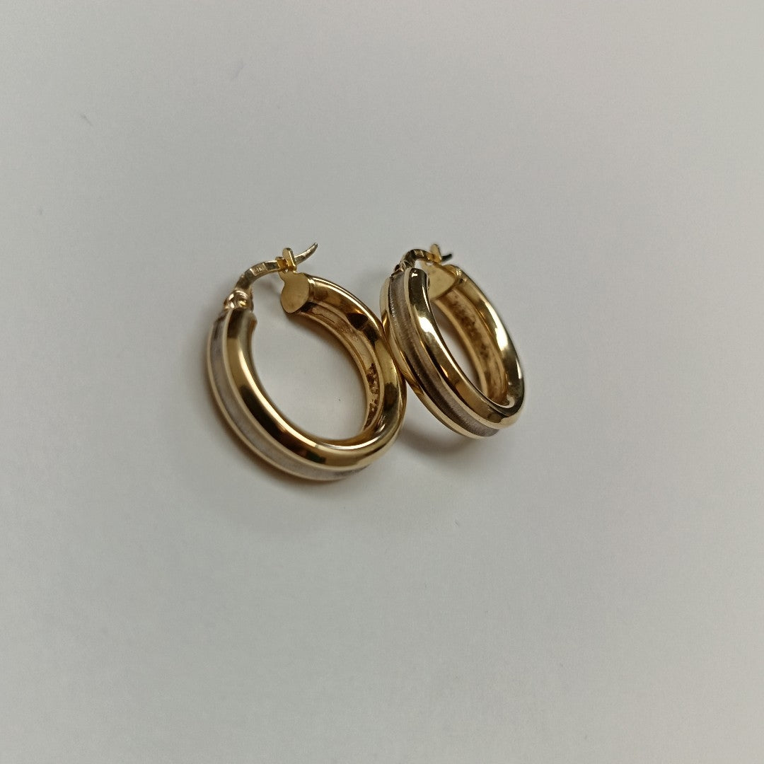 ARRACADAS PAR ORO 14 K 1.9 GRMS (SEMINUEVO)