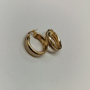 ARRACADAS PAR ORO 14 K 1.9 GRMS (SEMINUEVO)