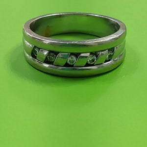 ANILLITO ORO BLANCO 10 K 8,90 GRMS (SEMINUEVO)