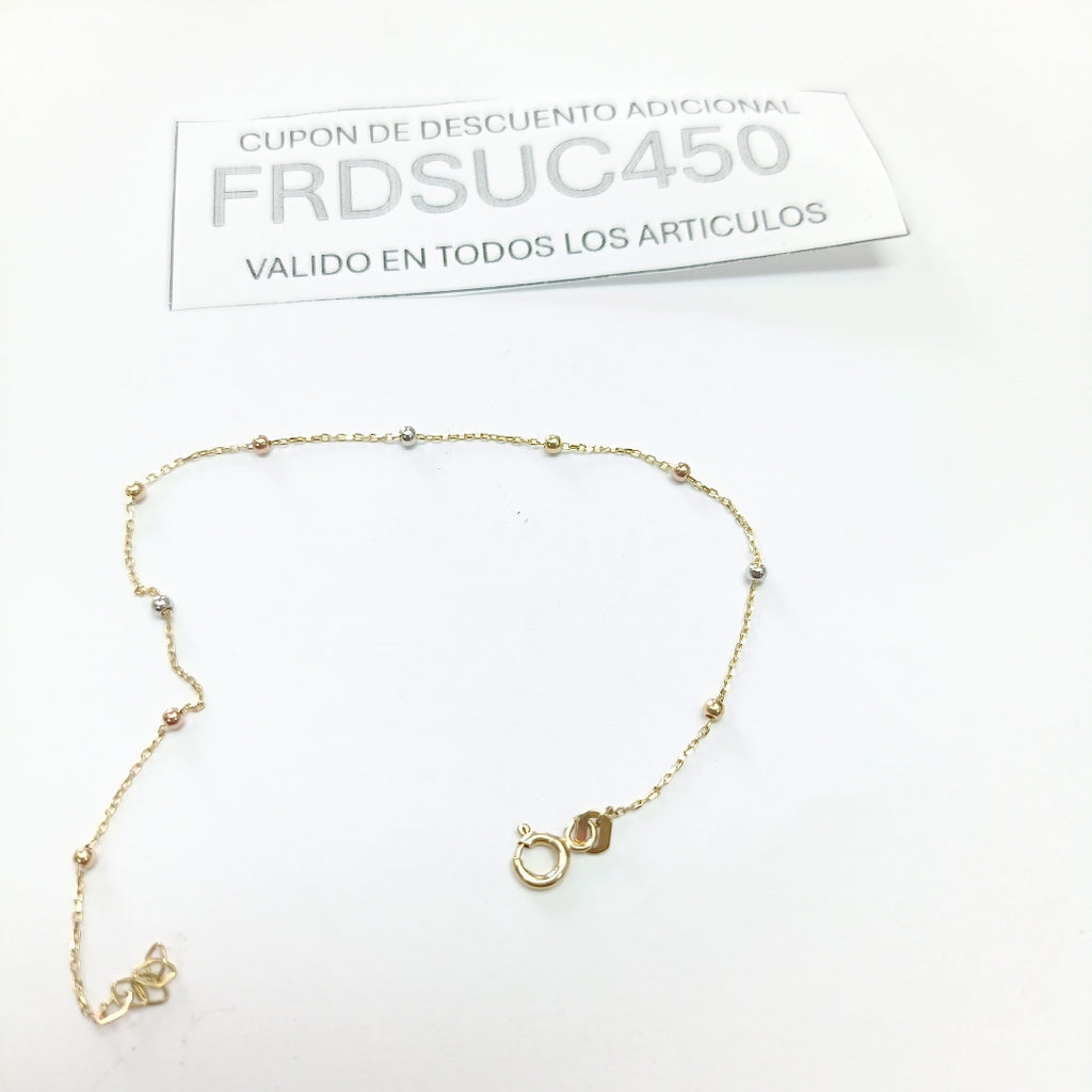 PULSERAS DAMA ORO 14K 0.8 (NUEVO)