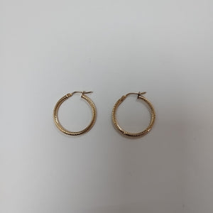 ARRACADAS PAR ORO 14 K 1.1 GRMS (SEMINUEVO)