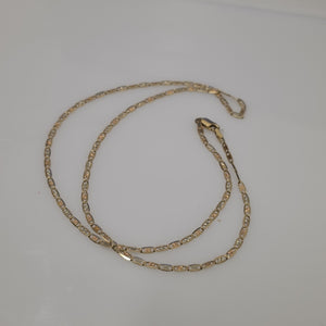 CADENA ORO COMBINADO 14 K 5 GRMS (SEMINUEVO)