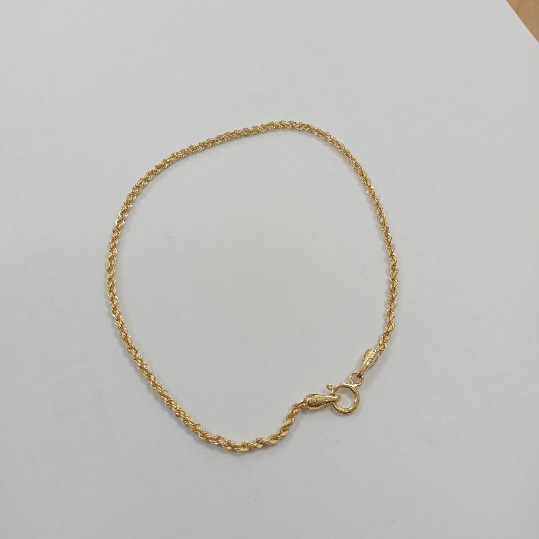 PULSERAS DAMA TORSAL ORO 14K 0.6 (NUEVO)