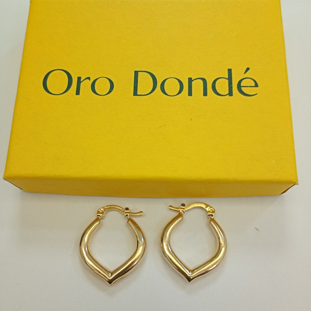 ARETES ARRACADAS 14K 2.1 GR (NUEVO)