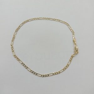 PULSERA TEJIDO 3X1 14K 21 CM 2.3 GR (NUEVO)