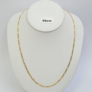 CADENAS 3X1 DIAMANTADA ORO 14K 55 CM 8.5 GR (NUEVO)