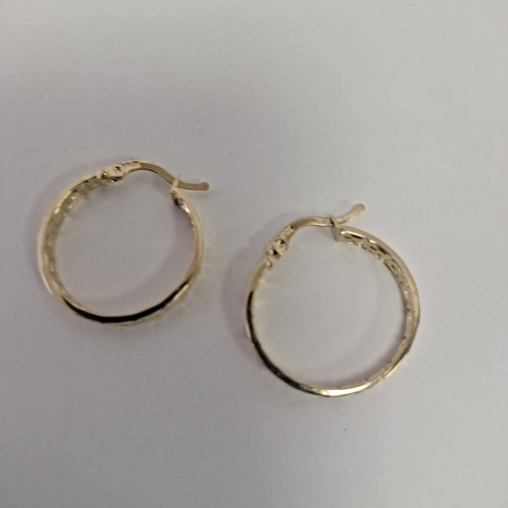 ARETES ARRACADA CON GRECAS 14K 2.1 GR (NUEVO)