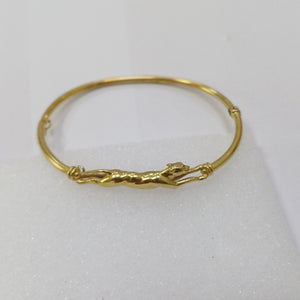 PULSERA RIGIDA ORO 14 K 7,70 GRMS (SEMINUEVO)