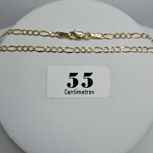 CADENAS 3X1 ORO 14K 55 CM 5.1 GR (NUEVO)