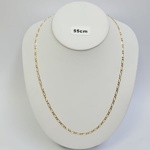CADENAS 1X1 ORO 14K 55 CM 7.4 GR (NUEVO)