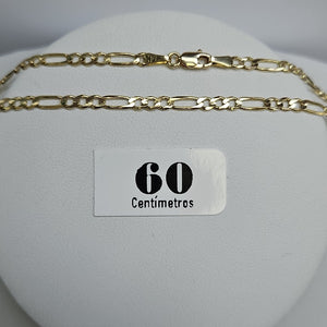 CADENAS 3X1 ORO 14K 60 CM 8 GR (NUEVO)