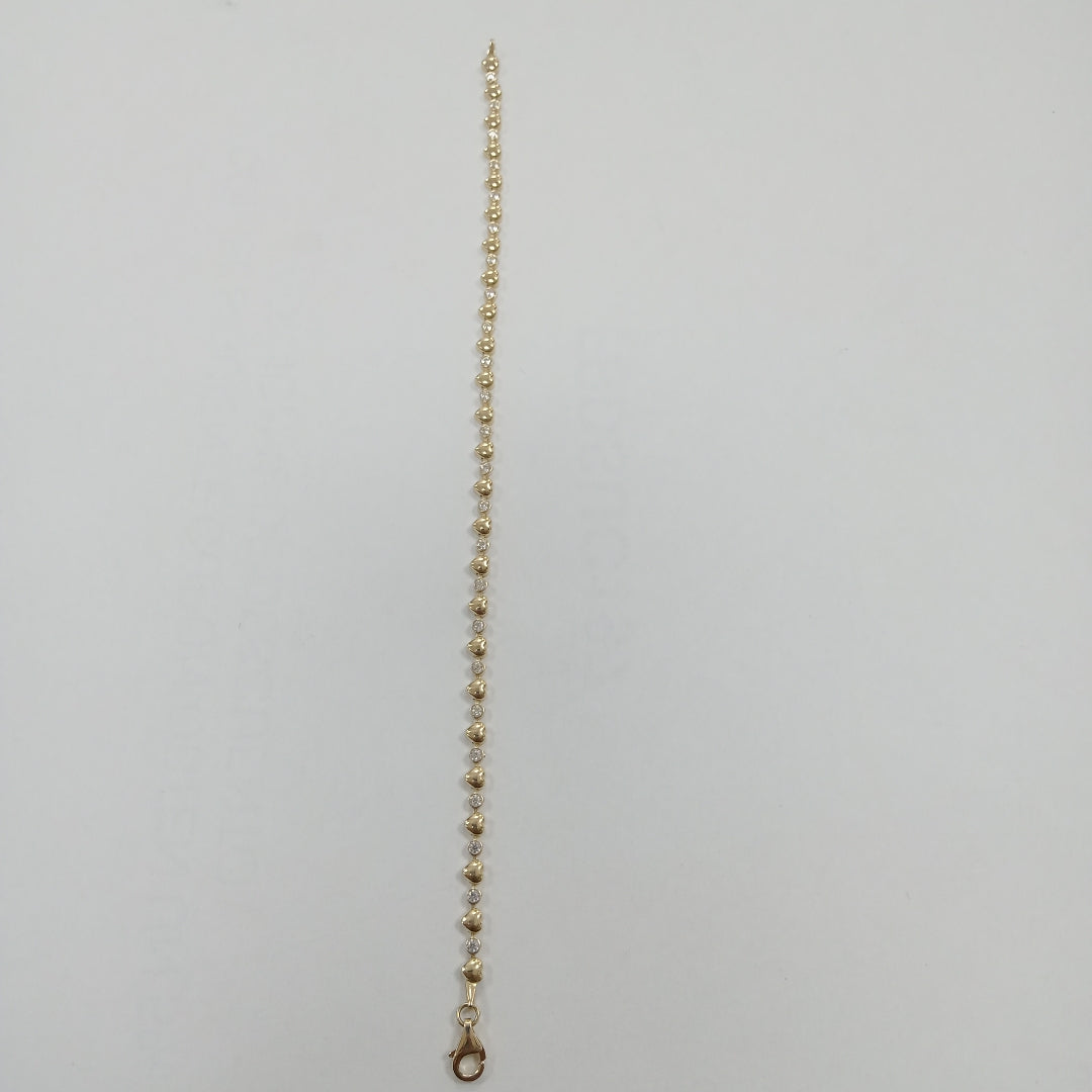 PULSERAS DAMA ORO 14K 3.5 (NUEVO)