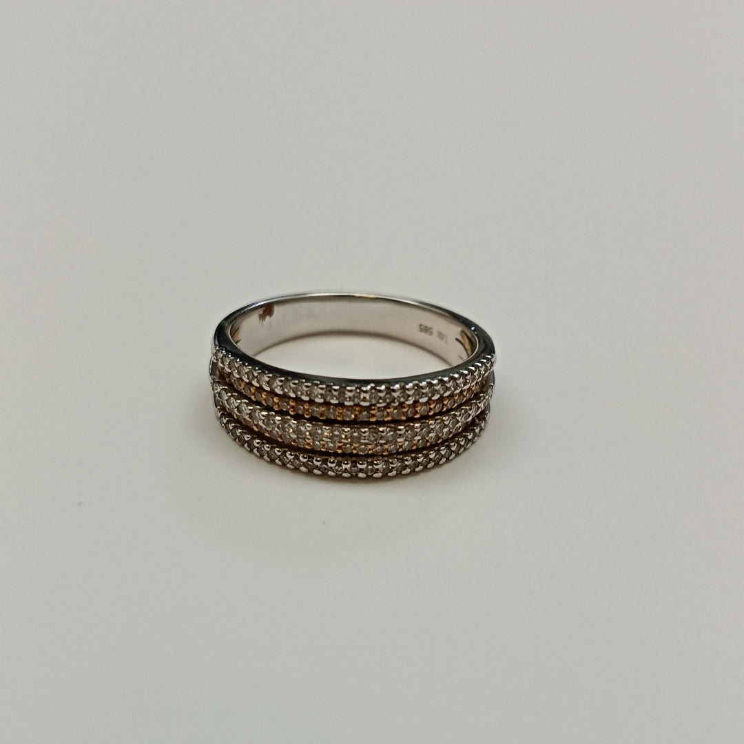 ANILLITO ORO BLANCO 14 K 5,10 GRMS (SEMINUEVO)