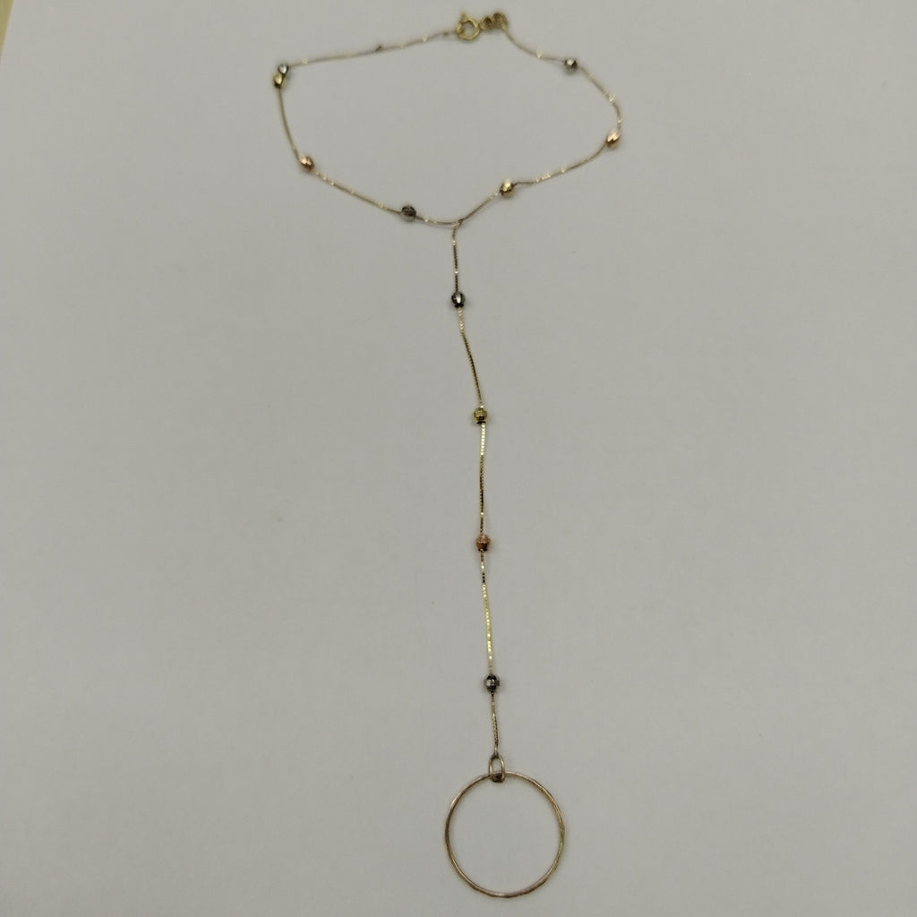 PULSERA ORO, ORO COMBINADO 10 K 1.7 GRMS (SEMINUEVO)