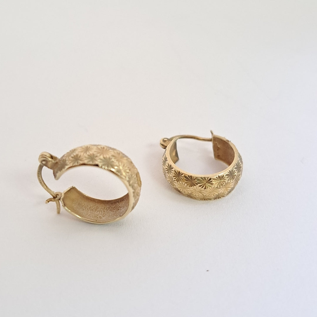 ARRACADAS PAR ORO 10 K 2,10 GRMS (SEMINUEVO)