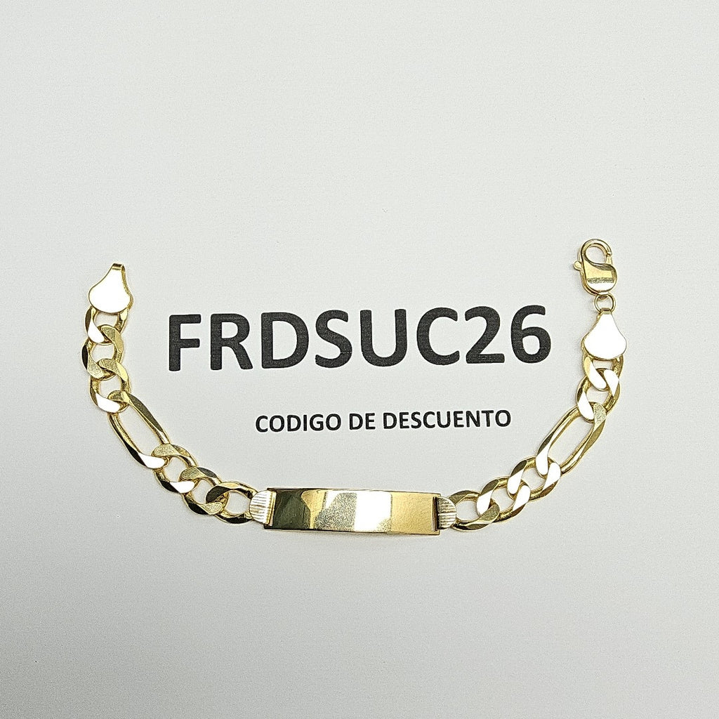 PULSERA ESCLAVA 3X1 14K 21 CM 28.6 GR (NUEVO)