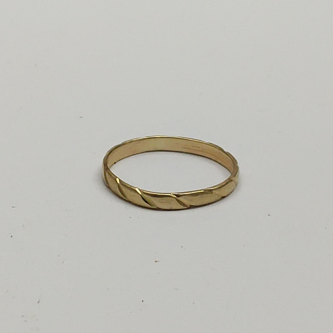 ARGOLLA ORO 14 K 0.8 GRMS (SEMINUEVO)