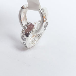 ARRACADAS C/CIRCONIAS PLATA .925 2.4 GR (NUEVO)