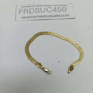 PULSERA ESPECIAL 14K 18 CM 4.4 GR (NUEVO)