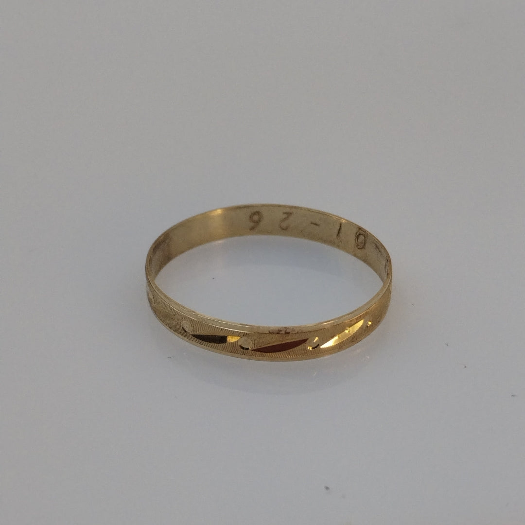 ARGOLLA ORO 10 K 1.2 GRMS (SEMINUEVO)