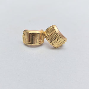 ARETES PAR ORO 14 K 2.9 GRMS (SEMINUEVO)