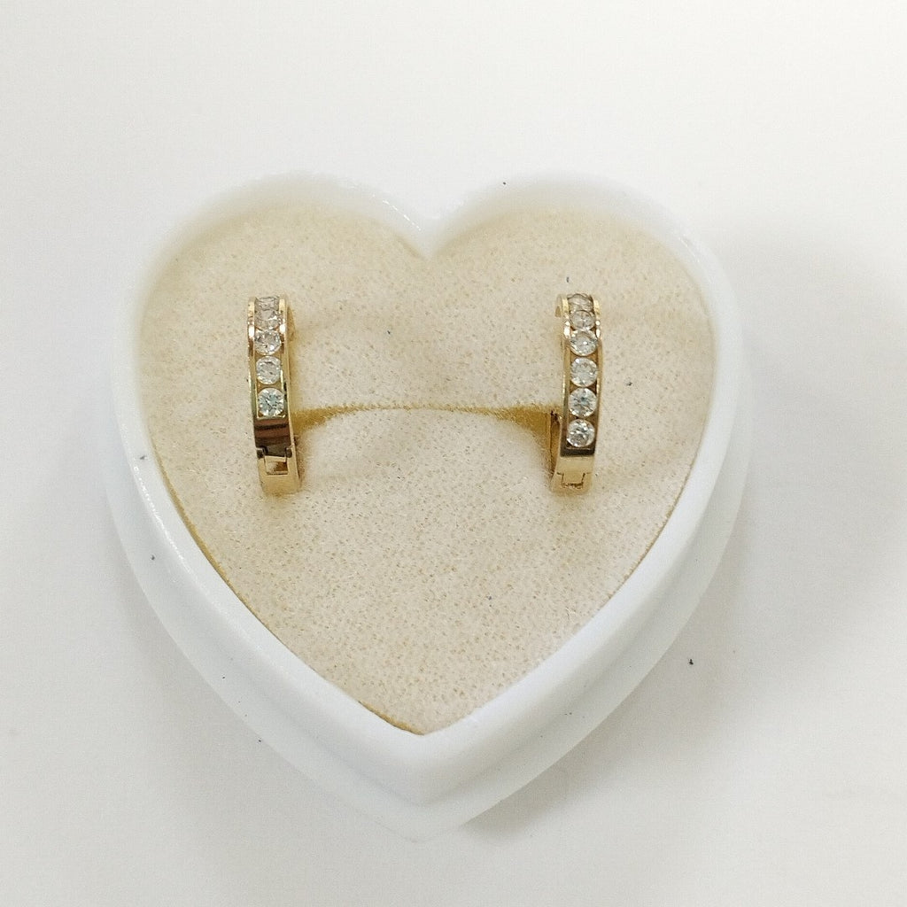 ARETES PAR ORO 14 K 1 GRMS (SEMINUEVO)