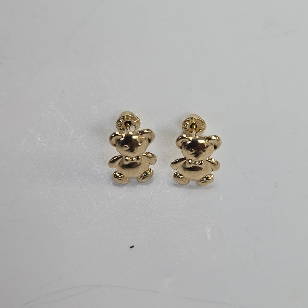 BROQUELES BROQUEL FIG OSO 14K 0.2592 GR (NUEVO)