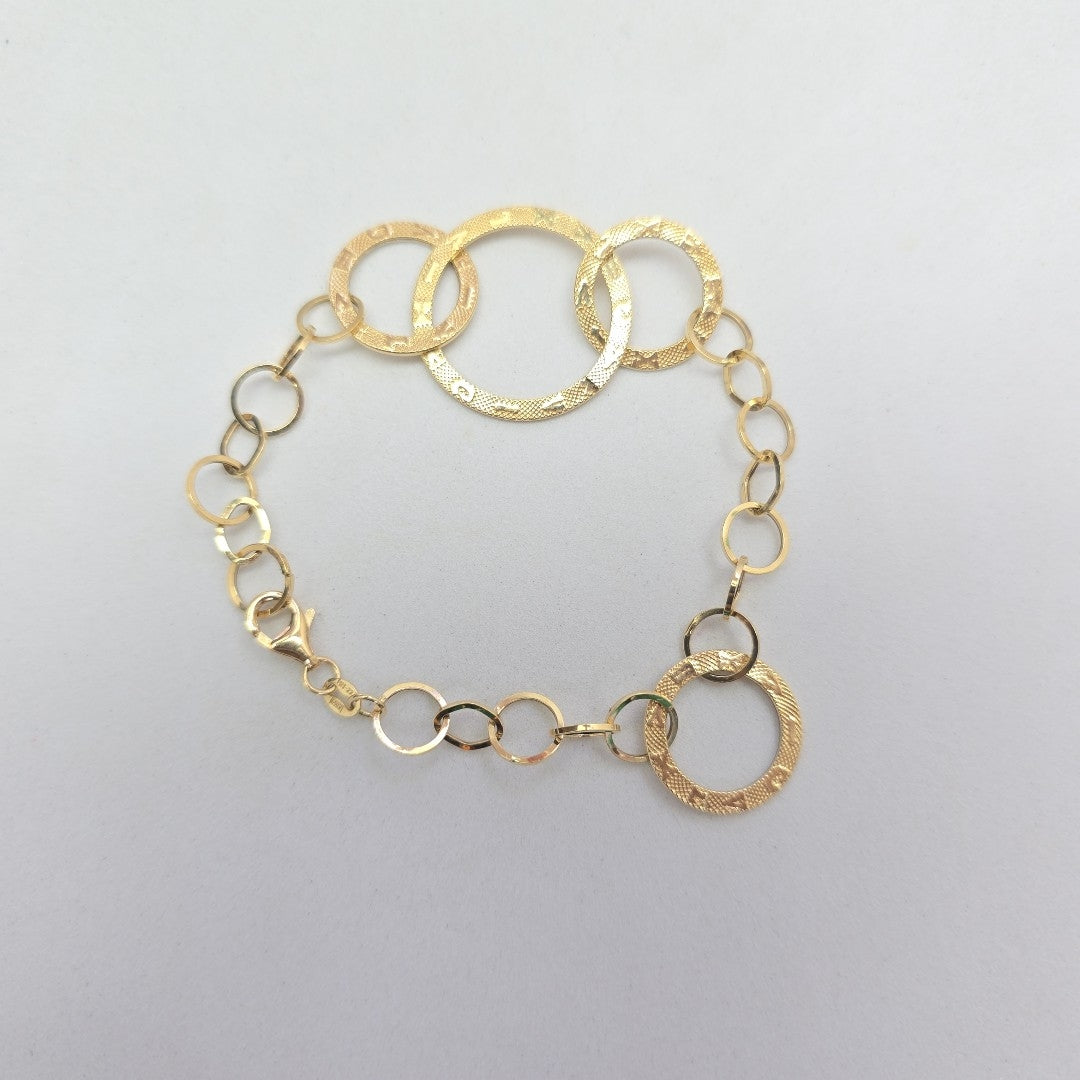 PULSERA ORO 14 K 4.3 GRMS (SEMINUEVO)