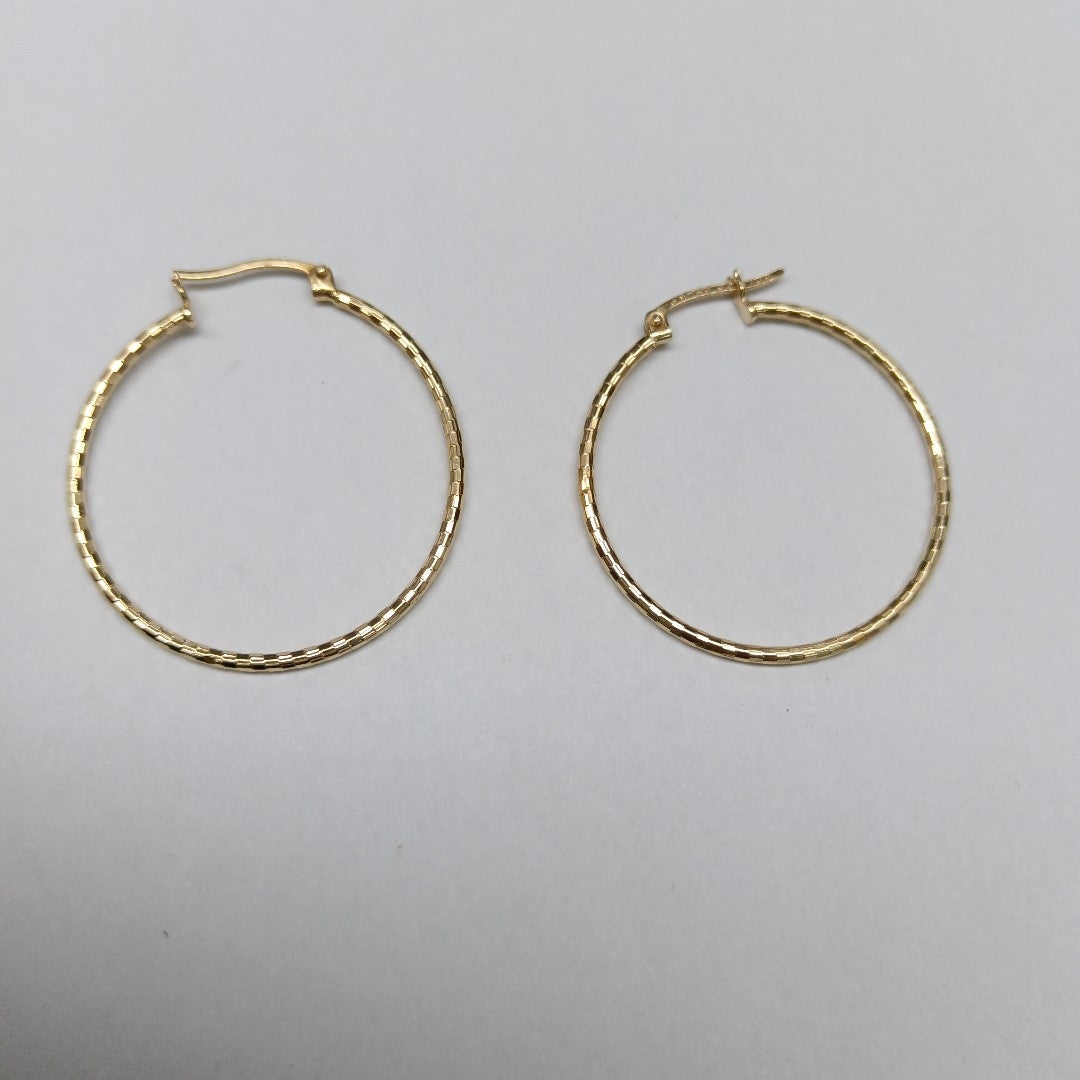 ARRACADAS PAR ORO 14 K 2.3 GRMS (SEMINUEVO)