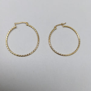 ARRACADAS PAR ORO 14 K 2.3 GRMS (SEMINUEVO)