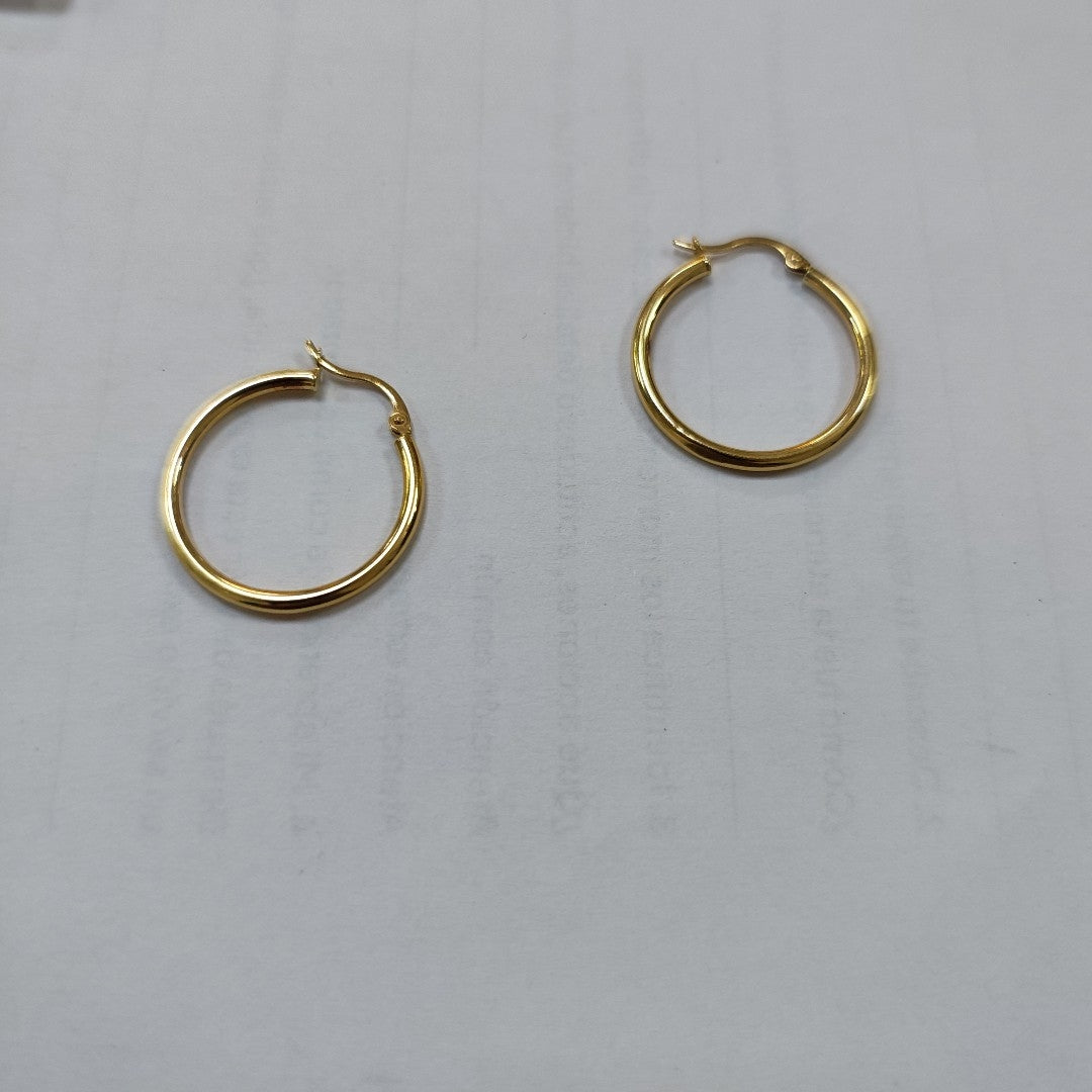 ARRACADAS PAR ORO 14 K 1.4 GRMS (SEMINUEVO)
