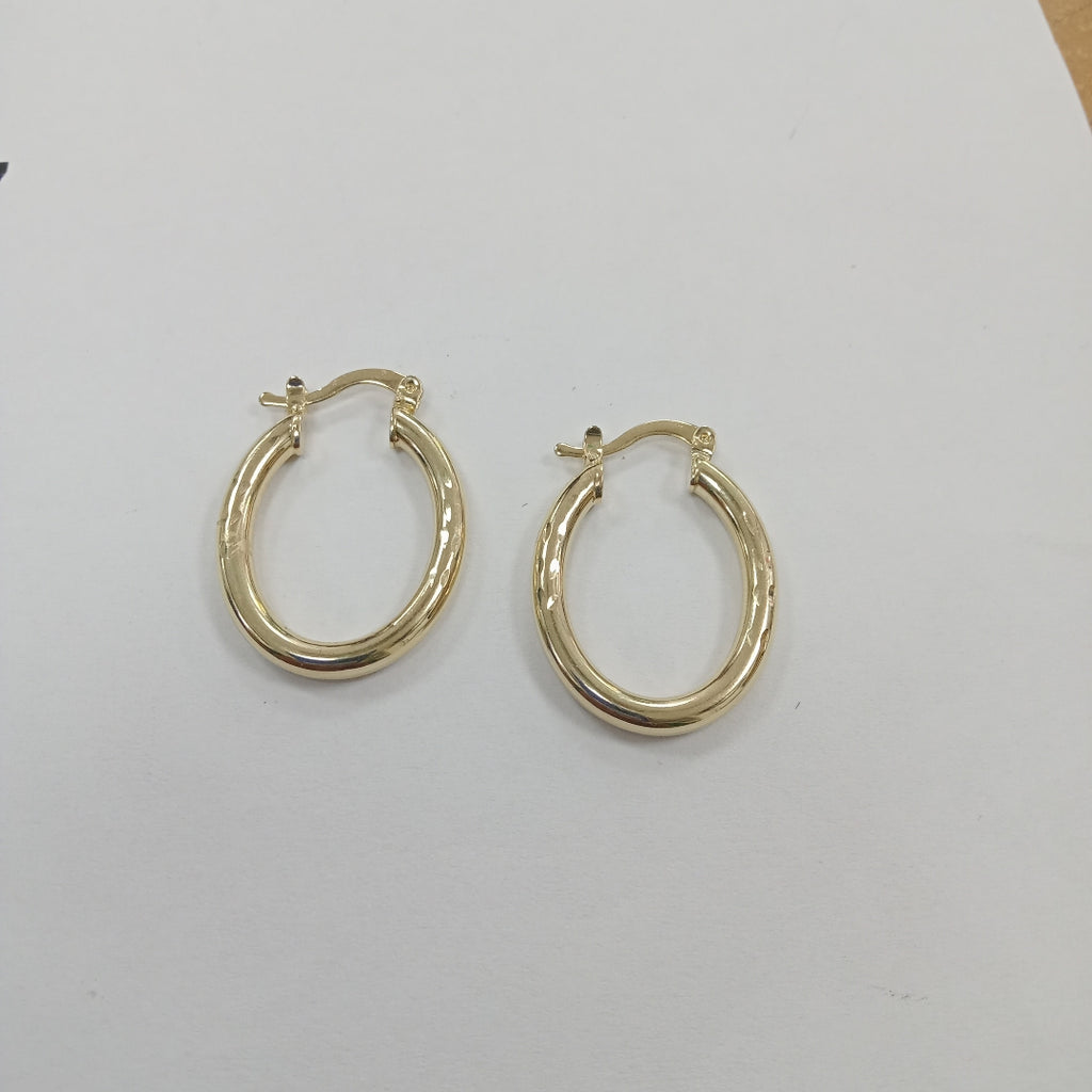 ARETES TEJIDO ARRACADAS LABRADAS 14K 2 GR (NUEVO)
