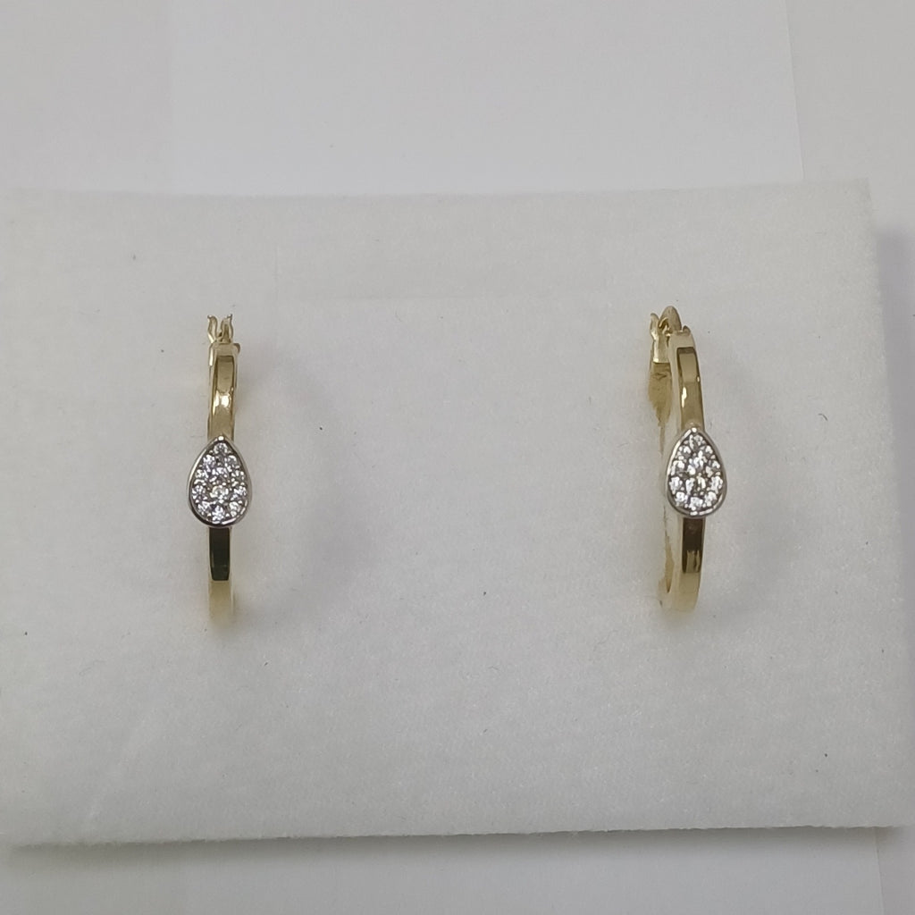 ARRACADAS PAR ORO 14 K 2,60 GRMS (SEMINUEVO)
