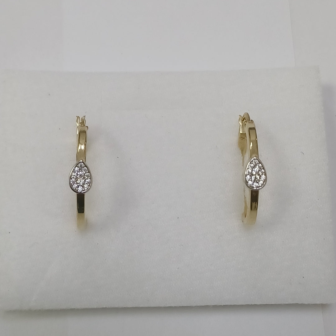 ARRACADAS PAR ORO 14 K 2,60 GRMS (SEMINUEVO)
