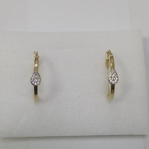 ARRACADAS PAR ORO 14 K 2,60 GRMS (SEMINUEVO)