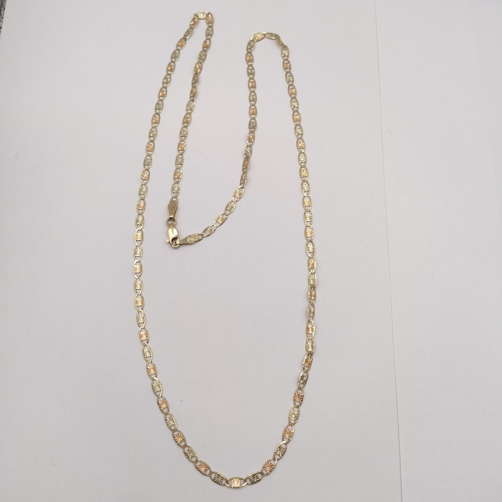 CADENA ORO, ORO COMBINADO 10 K 7 GRMS (SEMINUEVO)