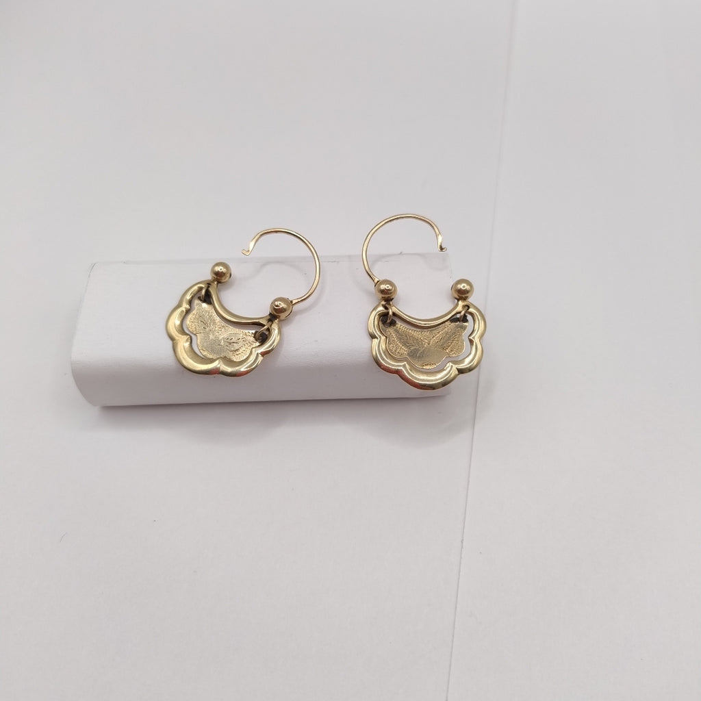 ARRACADAS PAR ORO 8 K 3.7 GRMS (SEMINUEVO)