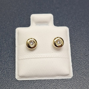 BROQUELES BROQUEL C CIRCONIA 14K 0.27 GR (NUEVO)