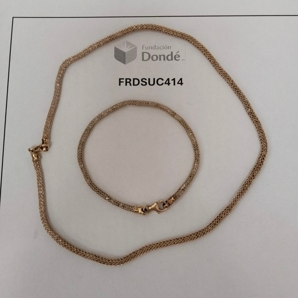 CADENA, PULSERA ORO 14 K 18.7 GRMS (SEMINUEVO)