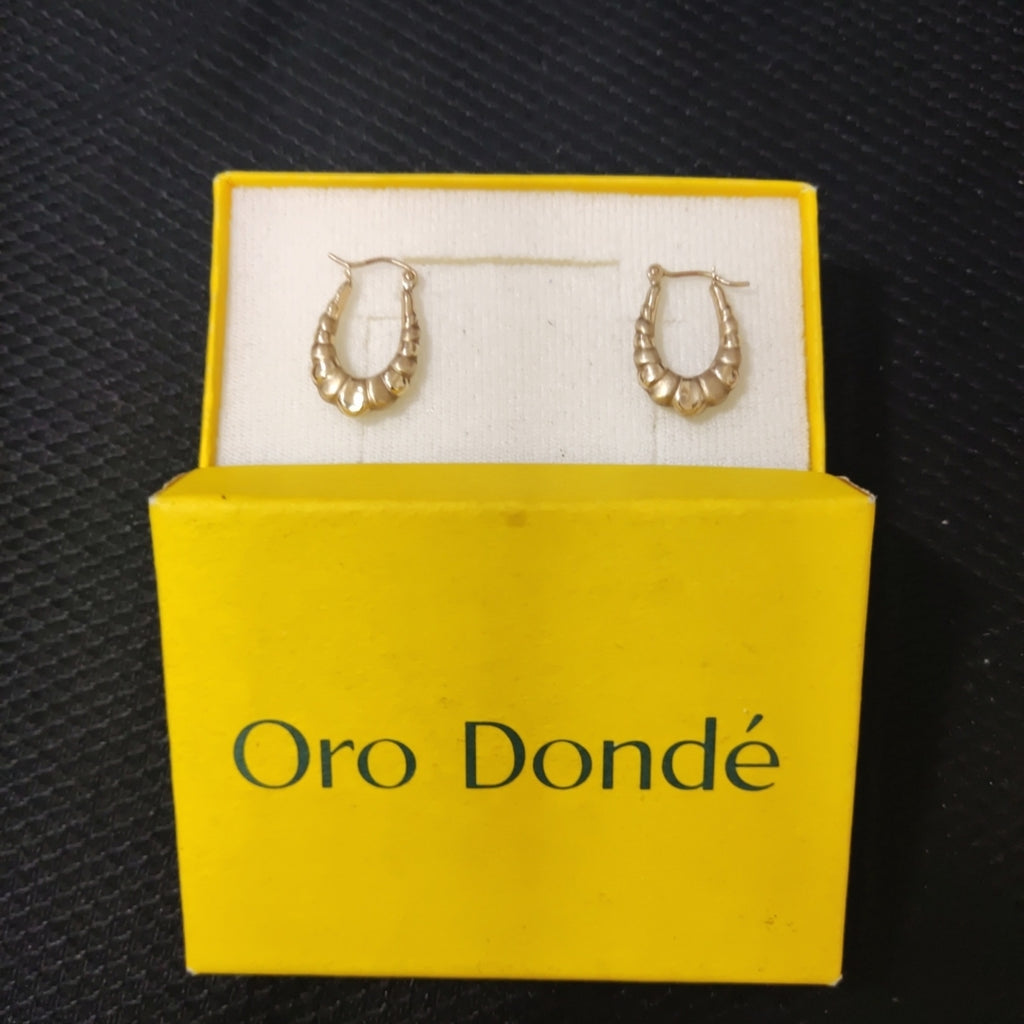 ARRACADAS PAR ORO 10 K 1.2 GRMS (SEMINUEVO)