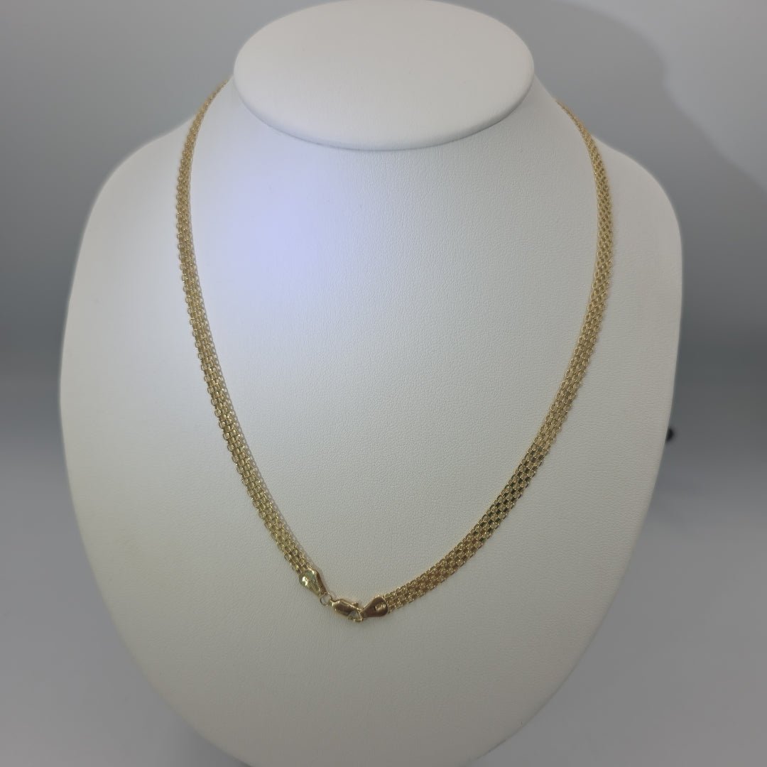 CADENA ESPECIAL 14K 50 CM 11.5 GR (NUEVO)