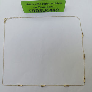 GARGANTILLA ORO 14 K 2.2 GRMS (SEMINUEVO)